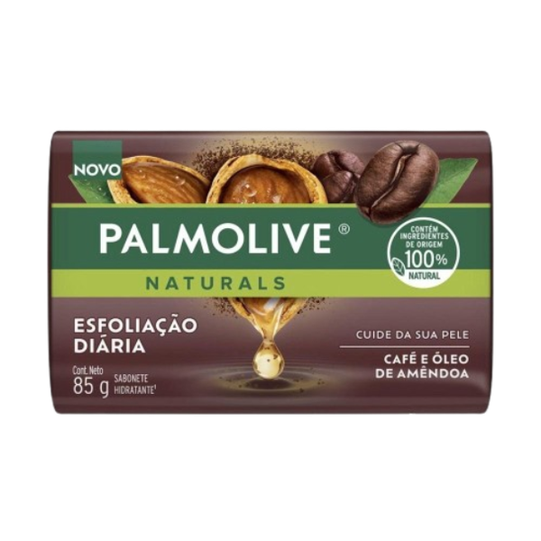 SABONETE PALMOLIVE 85G CAFÉ E ÓLEO AMÊNDOA
