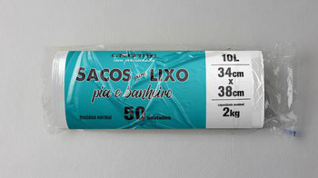 SACO LIXO CASA DE MÃE ROLO C/50 PIA/BANHEIRO