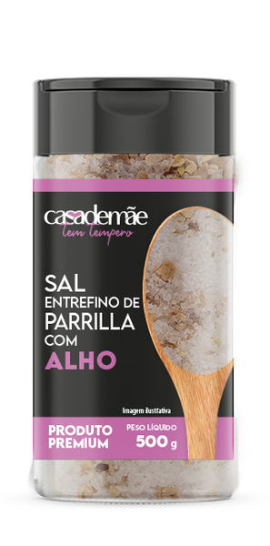 SAL CASA DE MÃE 500G PT PARRILHA ALHO