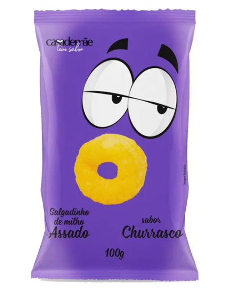 SALGADINHO CASA DE MÃE 100G CHURRASCO