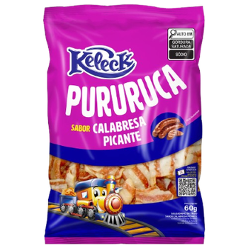 SALGADINHO KELECK 60G PURURUCA CALABRESA PICANTE