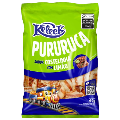 SALGADINHO KELECK 60G PURURUCA COSTELA C/LIMÃO
