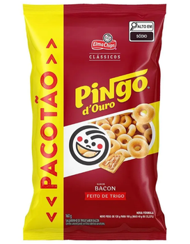 SALGADINHO PINGO DOURO 160G BACON