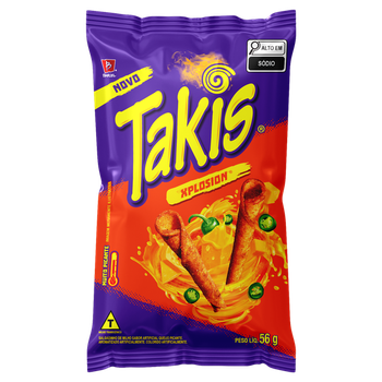 SALGADINHO TAKIS 56G XPLOSION