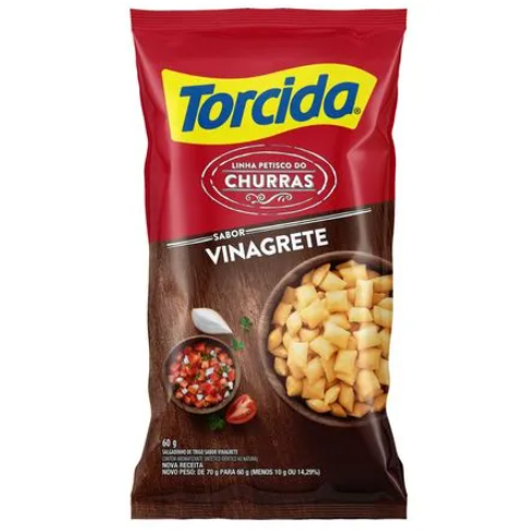SALGADINHO TORCIDA 60G VINAGRETE