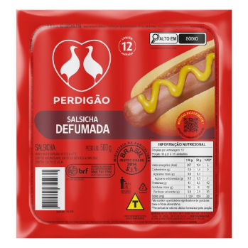 SALSICHA PERDIGÃO 500G DEFUMADA