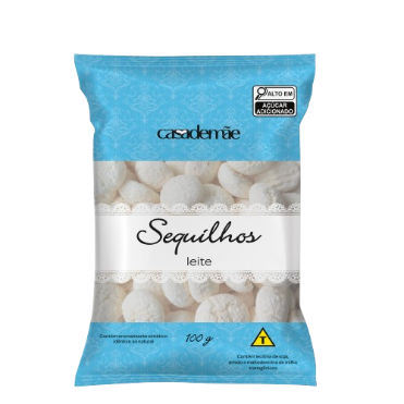 SEQUILHOS CASA DE MÃE 100G LEITE CONDENSADO