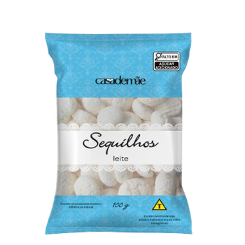 SEQUILHOS CASA DE MÃE 100G LEITE CONDENSADO