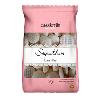 SEQUILHOS CASA DE MÃE 280G BAUNILHA