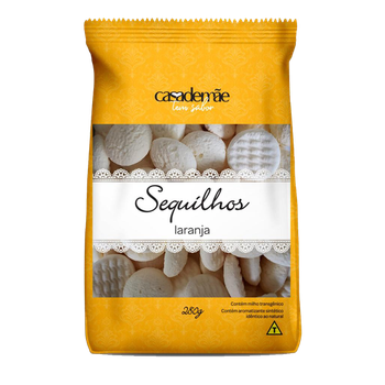 SEQUILHOS CASA DE MÃE 280G LARANJA