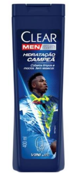 SHAMPOO CLEAR 400ML ANTICASPA MEN HIDRATAÇÃO CAMPEÃ