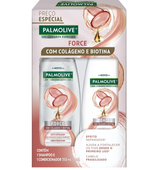 SHAMPOO/CONDICIONADOR PALMOLIVE 350ML SOS CUIDADOS ESPECIAIS FORCE