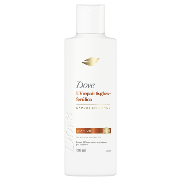 SHAMPOO DOVE 190ML REPAIR GLOW/FERULICO