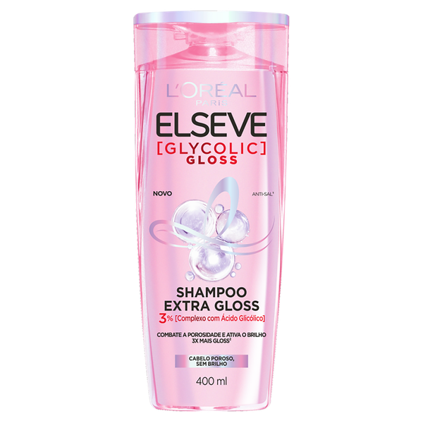 SHAMPOO ELSEVE 400ML GLYCOLIC GLOSS