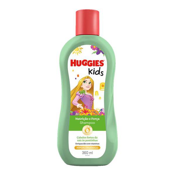 SHAMPOO HUGGIES 360ML KIDS NUTRIÇÃO/FORÇA