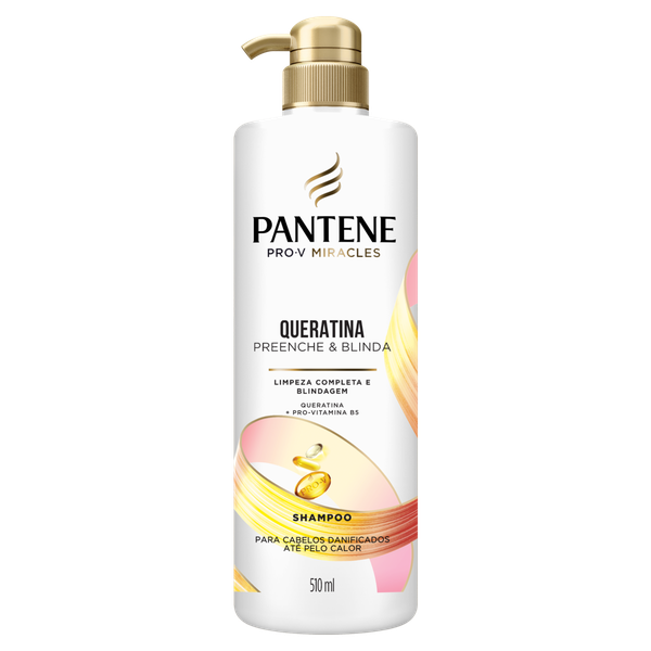 SHAMPOO PANTENE 510ML PUMP QUERATINA