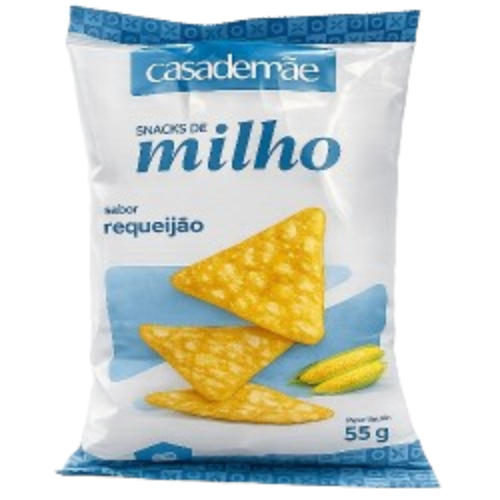 SNACK MILHO CASA DE MÃE 55G REQUEIJÃO
