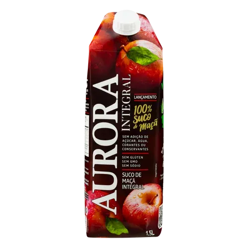 SUCO AURORA 1,5L TP INTEGRAL MAÇÃ