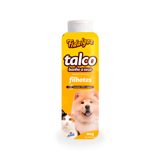 TALCO FIDALGOS 100G PERFUMADO PET FILHOTES