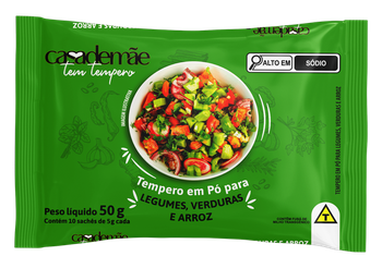 TEMPERO CASA DE MÃE 50G PÓ LEGUMES