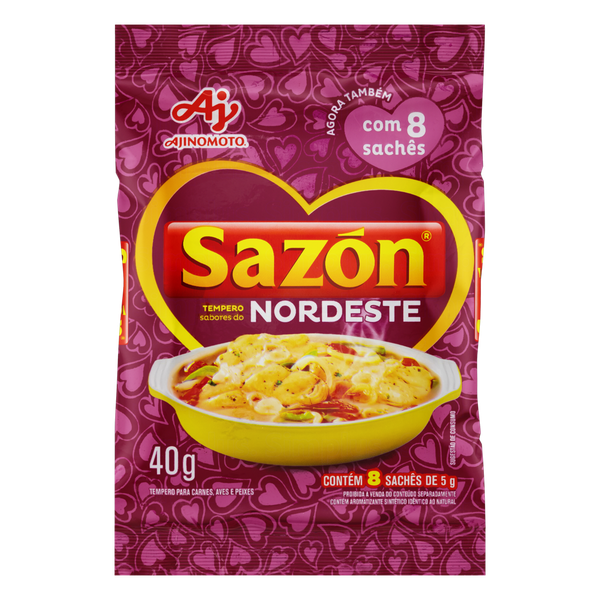 TEMPERO SAZON 40G SABOR DO NORDESTE