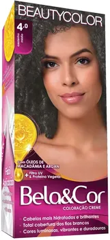 TINTURA BELA&COR MINI KIT 4.0 CASTANHO MÉDIO