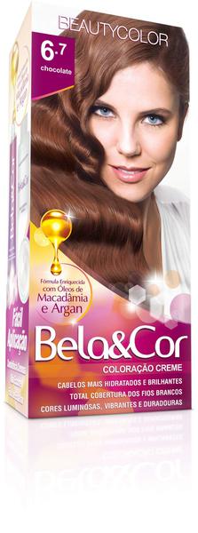 TINTURA BELA&COR MINI KIT 6.7 CHOCOLATE