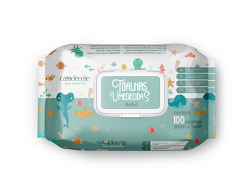 TOALHA UMEDECIDA CASA DE MÃE C/100