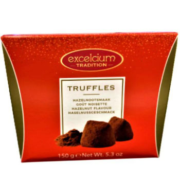 TRUFAS EXCELCIUM 150G AO LEITE AVELÃ