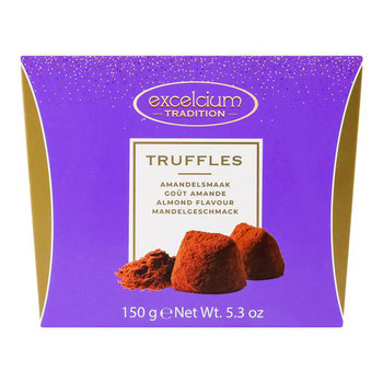 TRUFAS EXCELCIUM 150G AO LEITE C/AMENDOAS