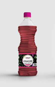 VINAGRE CASA DE MÃE 750ML VINHO TINTO