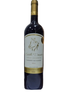VINHO CHILENO CABALLO DORADO 750ML RESERVA CABERNET SAUVIGNON