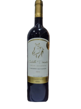 VINHO CHILENO CABALLO DORADO 750ML RESERVA CABERNET SAUVIGNON