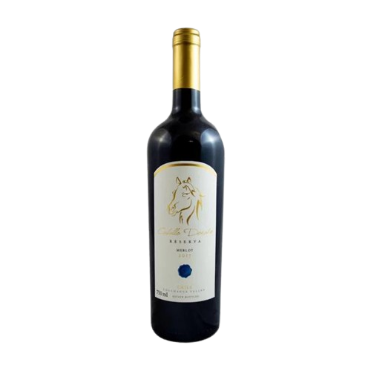 VINHO CHILENO CABALLO DORADO 750ML RESERVA  MERLOT