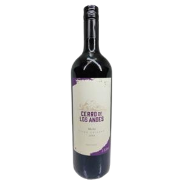 VINHO CHILENO CERRO LOS ANDES 750ML MERLOT