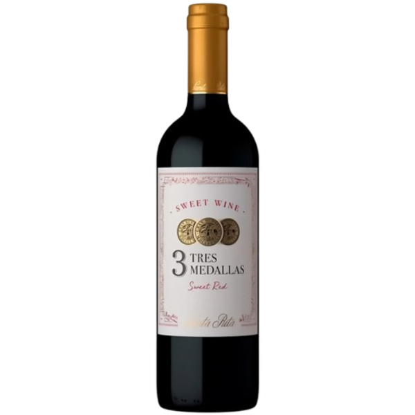 VINHO CHILENO TRES MEDALLAS SWEET 750ML TINTO
