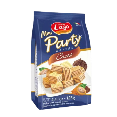 WAFER GASTONE LAGO PARTY 125G MINI CHOCOLATE