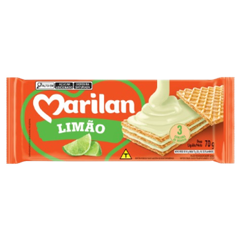 WAFER MARILAN 70G LIMÃO