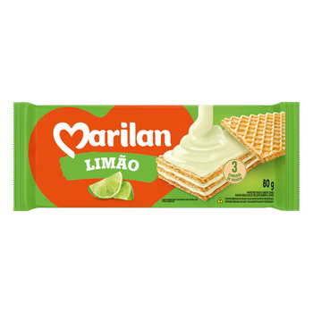 WAFER MARILAN 80G LIMÃO