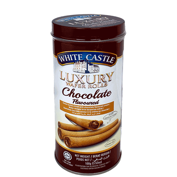 WAFER WHITE CASTLE 100G CHOCOLATE