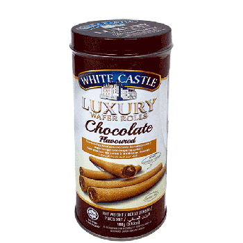 WAFER WHITE CASTLE 100G CHOCOLATE
