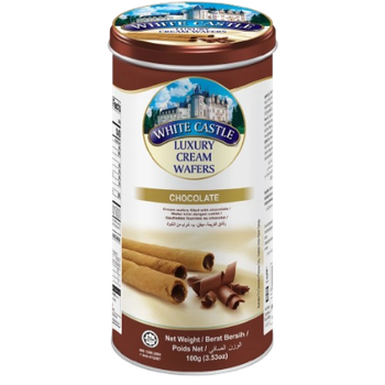WAFER WHITE CASTLE 100G LT GOTAS CHOCOLATE