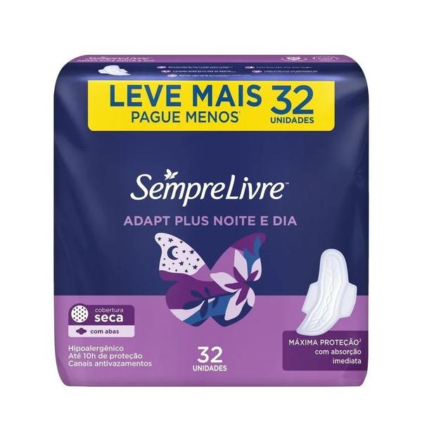 ABS.SEMPRE LIVRE C/32 ADAPT PLUS DIA/NOITE SECO