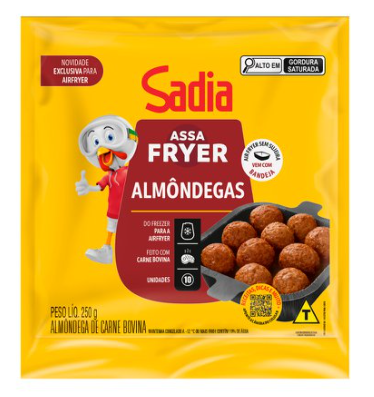 ALMONDEGA SADIA 250G ASSA FRYER