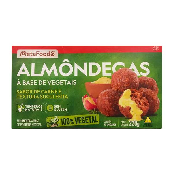 ALMONDEGA VEGETAL METAFOODS 220G