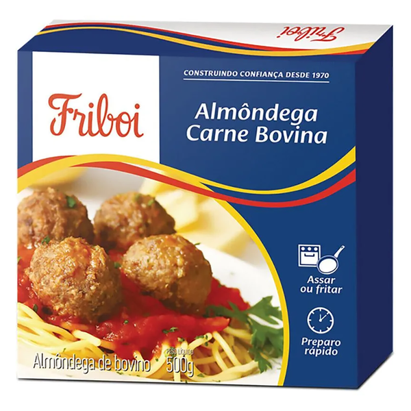 ALMONDEGAS FRIBOI 500G BOVINA