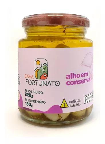 ANTEPASTO CASA FORTUNATO 220G ALHO EM CONSERVA
