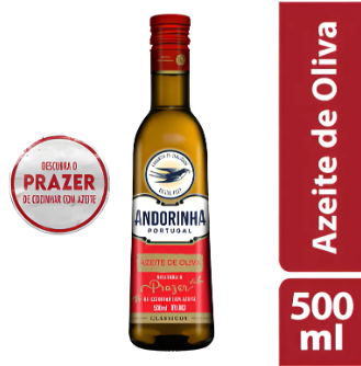 AZEITE ANDORINHA 500ML UNICO (VERMELHO)