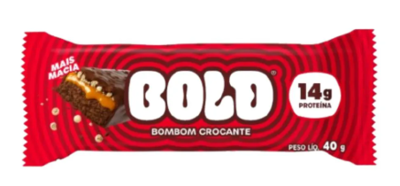 BARRA CEREAL PROTEIN BOLD 40G BOMBOM CROCANTE