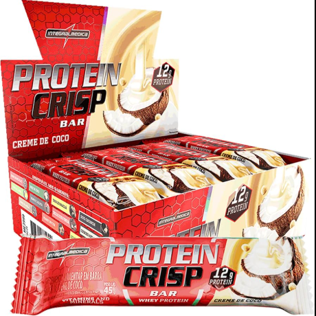 BARRA CEREAL PROTEIN CRISP 45G CREME COCO